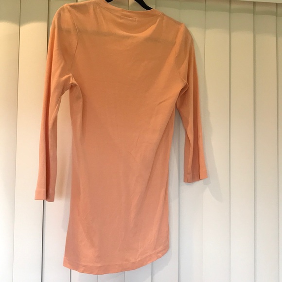 WEARABLES PEACH 3/4 SLEEVE TEE - Picture 3 of 4